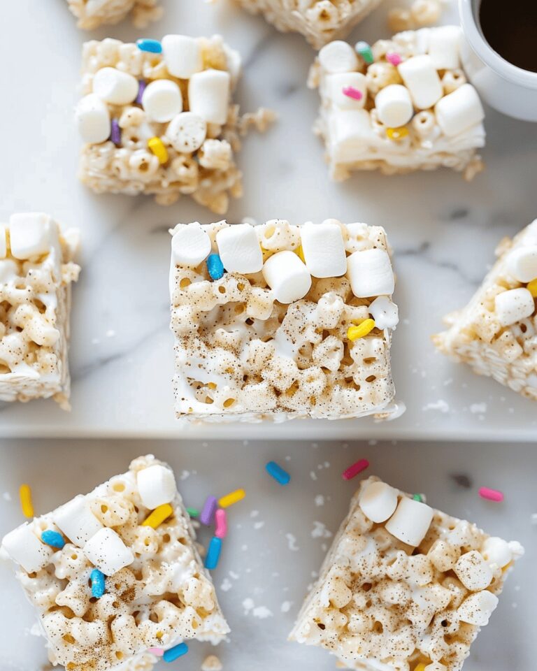 Eggnog Rice Krispie Treats Recipe