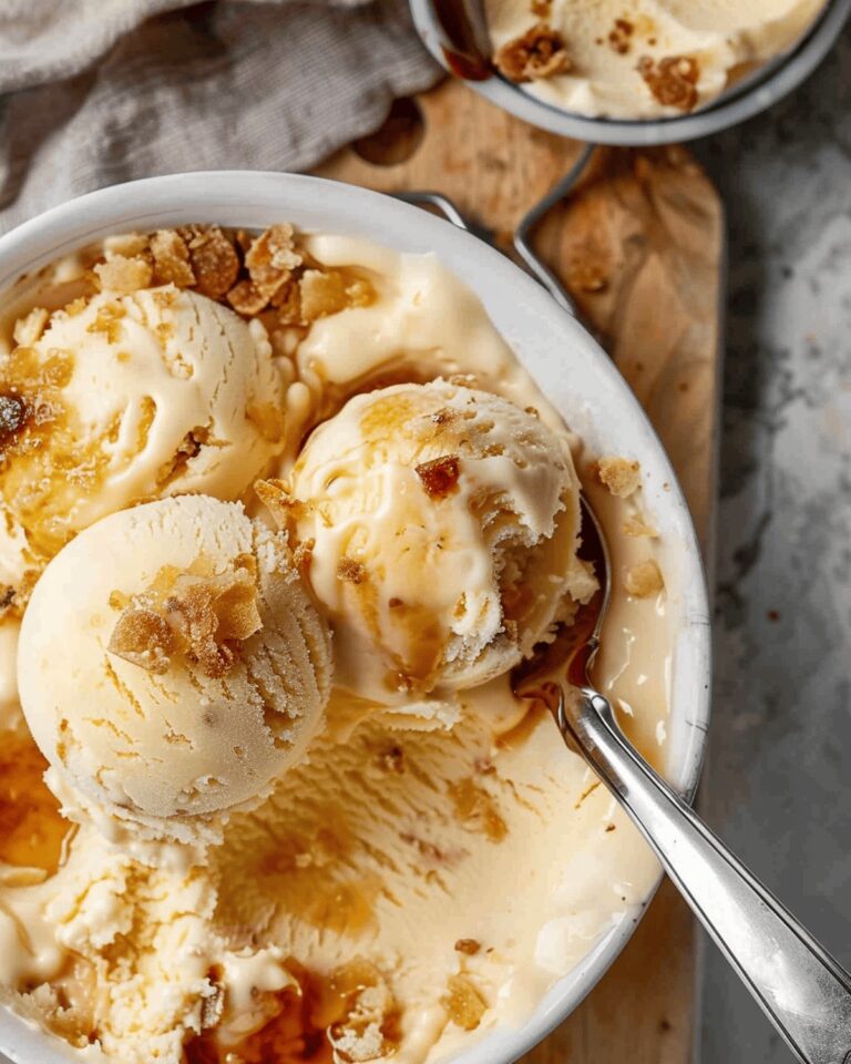 Homemade Crme Brle Ice Cream Recipe