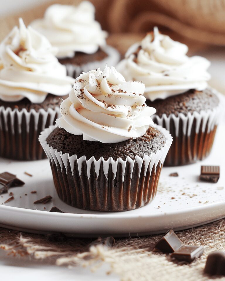 Chocolate Cupcakes With White Chocolate Ganache Recipe