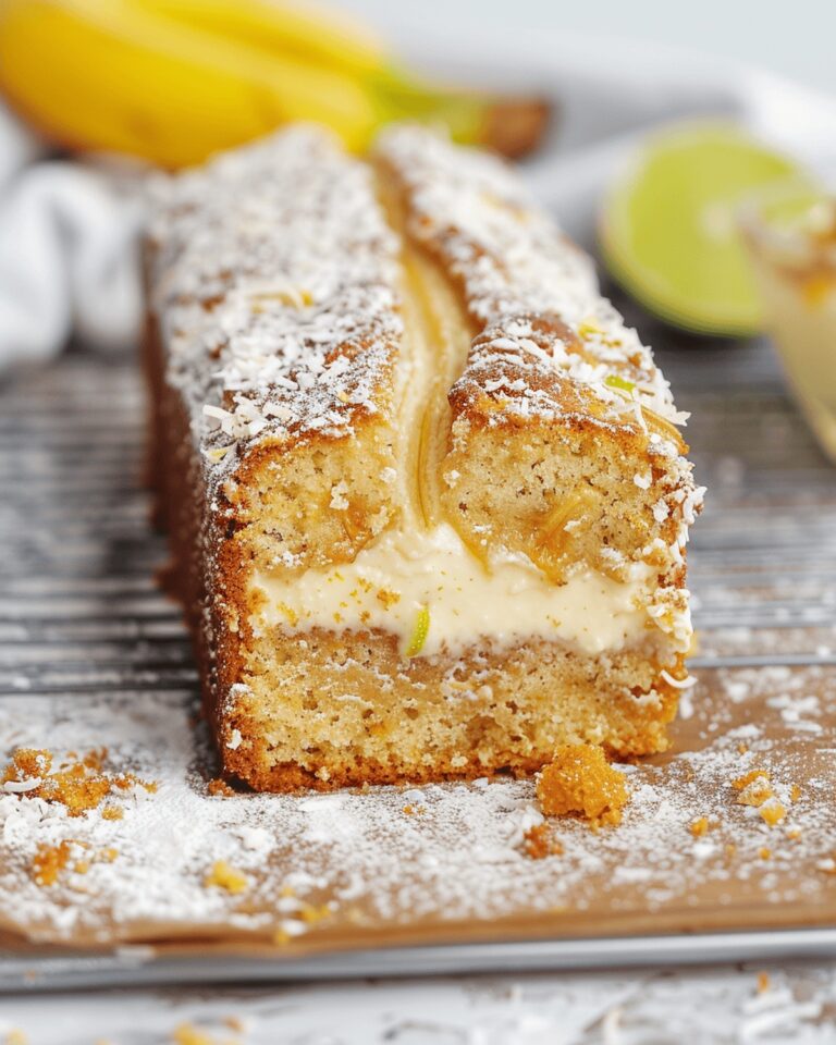 Banana, Coconut & Lime Cake Recipe
