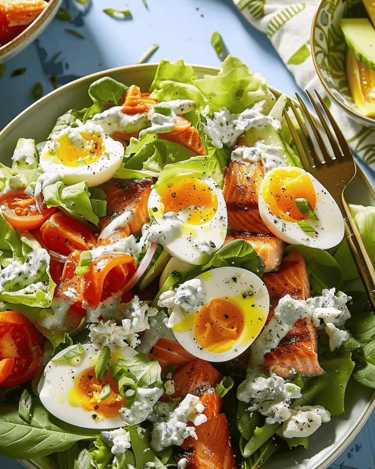 Salmon Cobb Salad Recipe