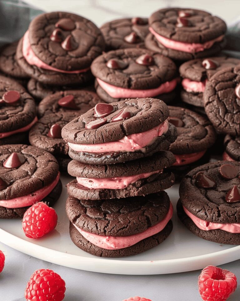 Indulgent Chocolate Raspberry Sandwich Cookies Recipe