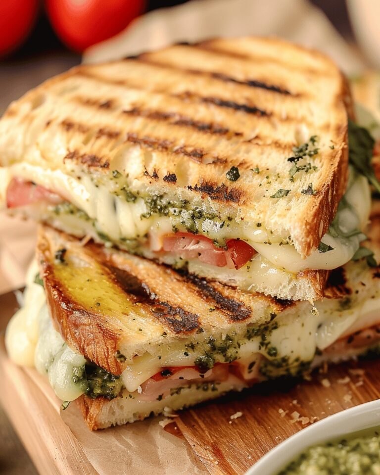 Crispy Turkey Basil Pesto Panini Recipe