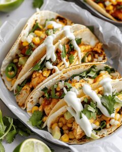 Corn Chicken Tacos Recipe