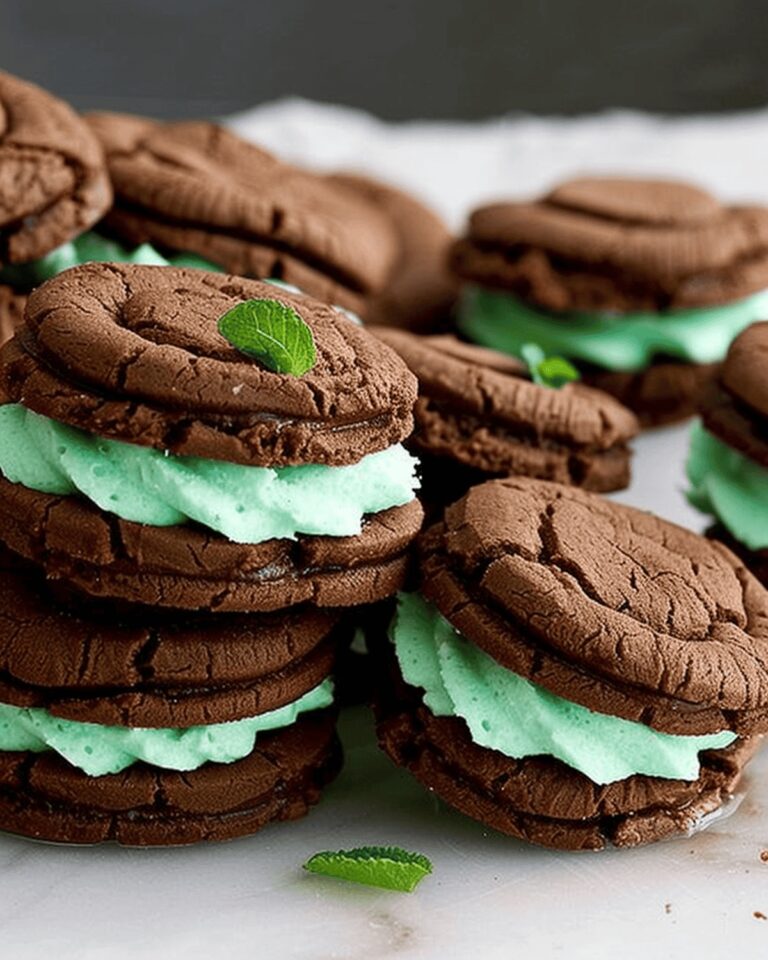 Chocolate Mint Sandwich Cookies Recipe
