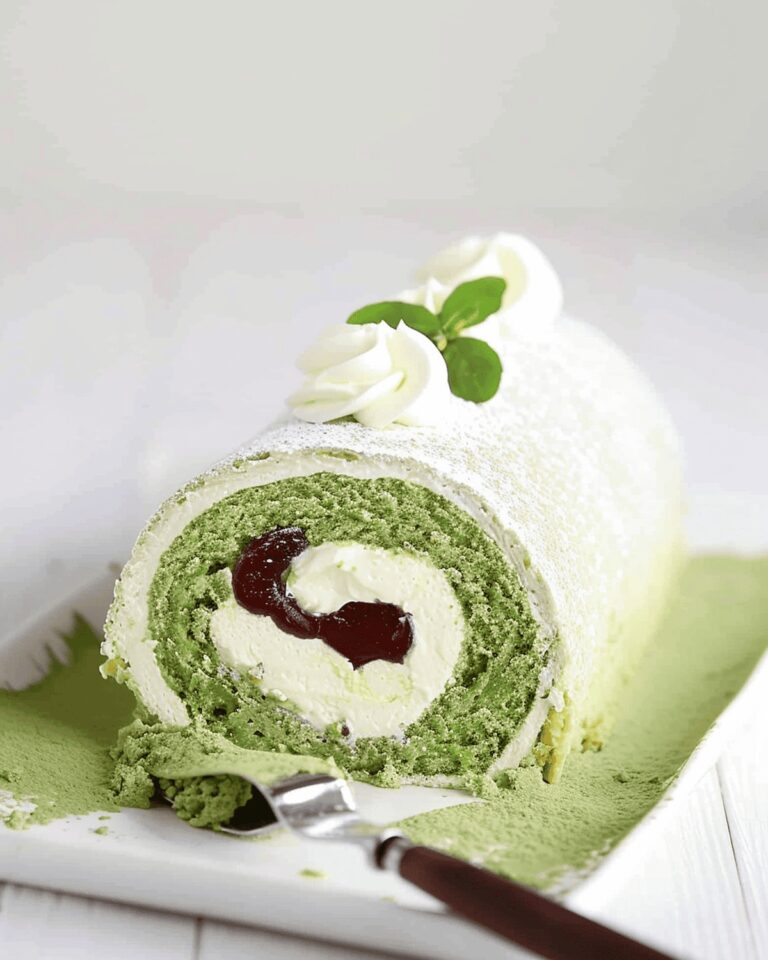 Gluten-Free Japanese Matcha Roll Cake Recipe
