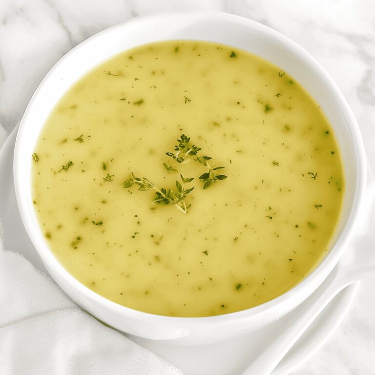 Silky Zucchini Soup Recipe
