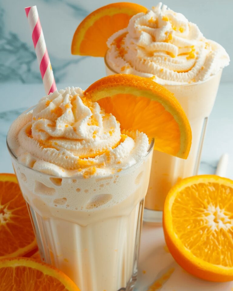 Orange Creamsicle Milkshake Recipe