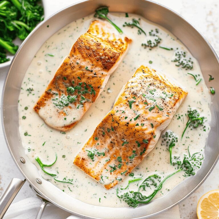 Creamy Dill Salmon Recipe