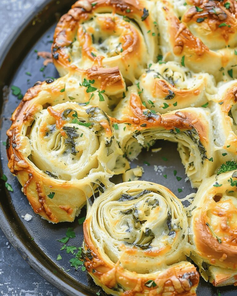 Crispy Spinach and Artichoke Pinwheels Recipe