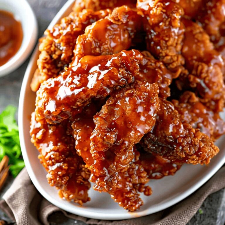 Crispy Sticky Chicken Tenders Recipe