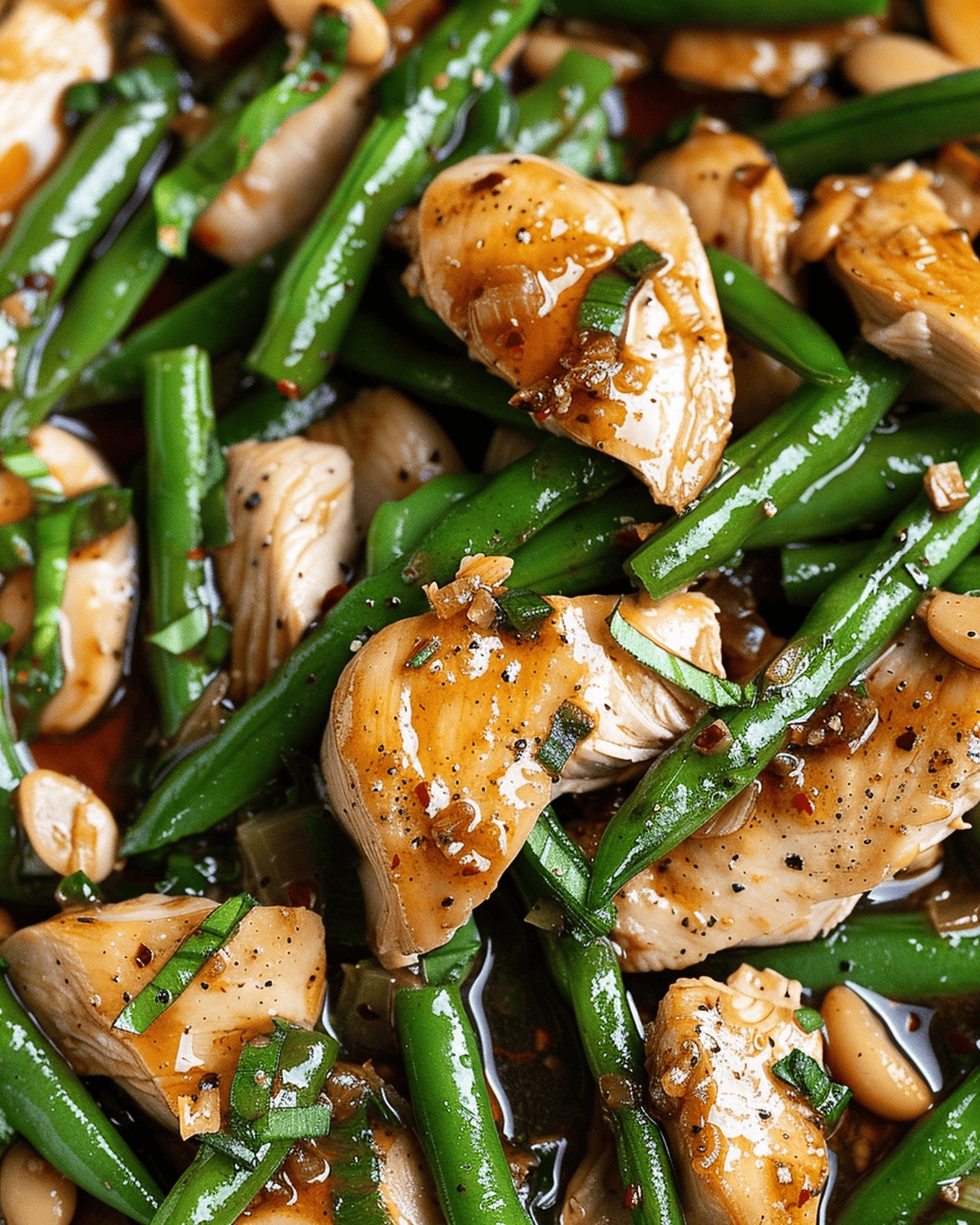Chicken and Green Beans Stir-Fry Recipe