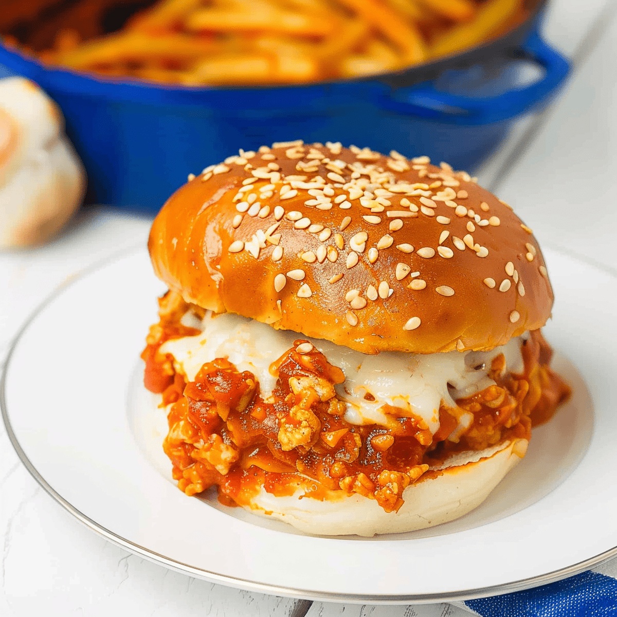 Chicken Parmesan Sloppy Joes Recipe