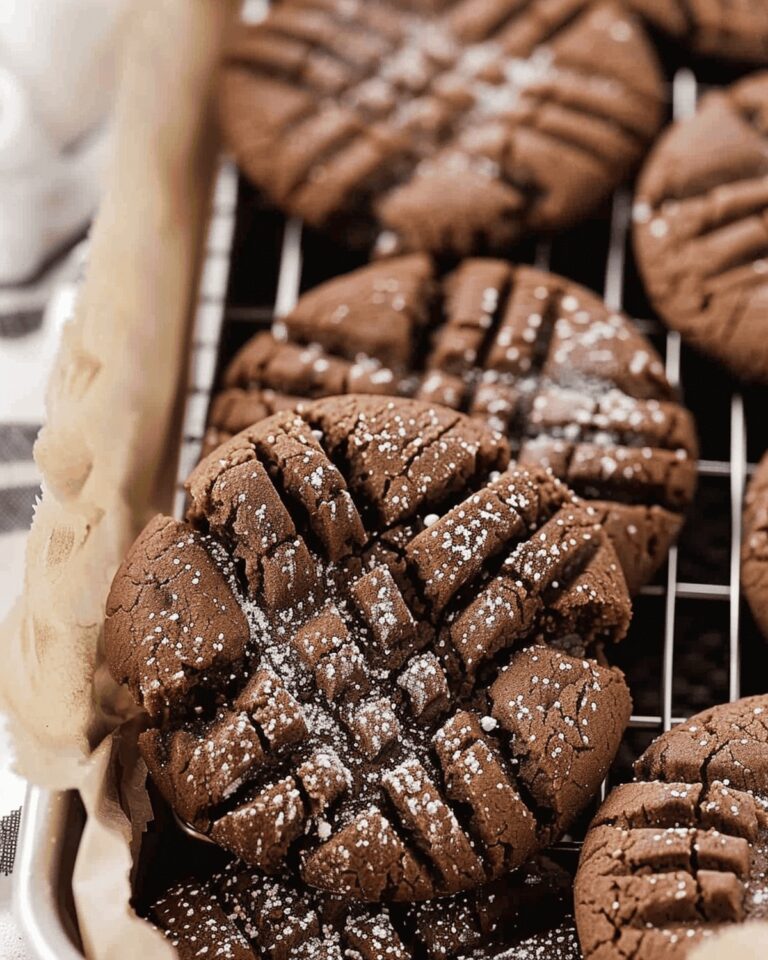 Silky Chocolate Peanut Butter Cookies Recipe