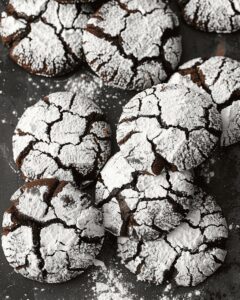 Vegan Chocolate Crinkle Cookies Recipe