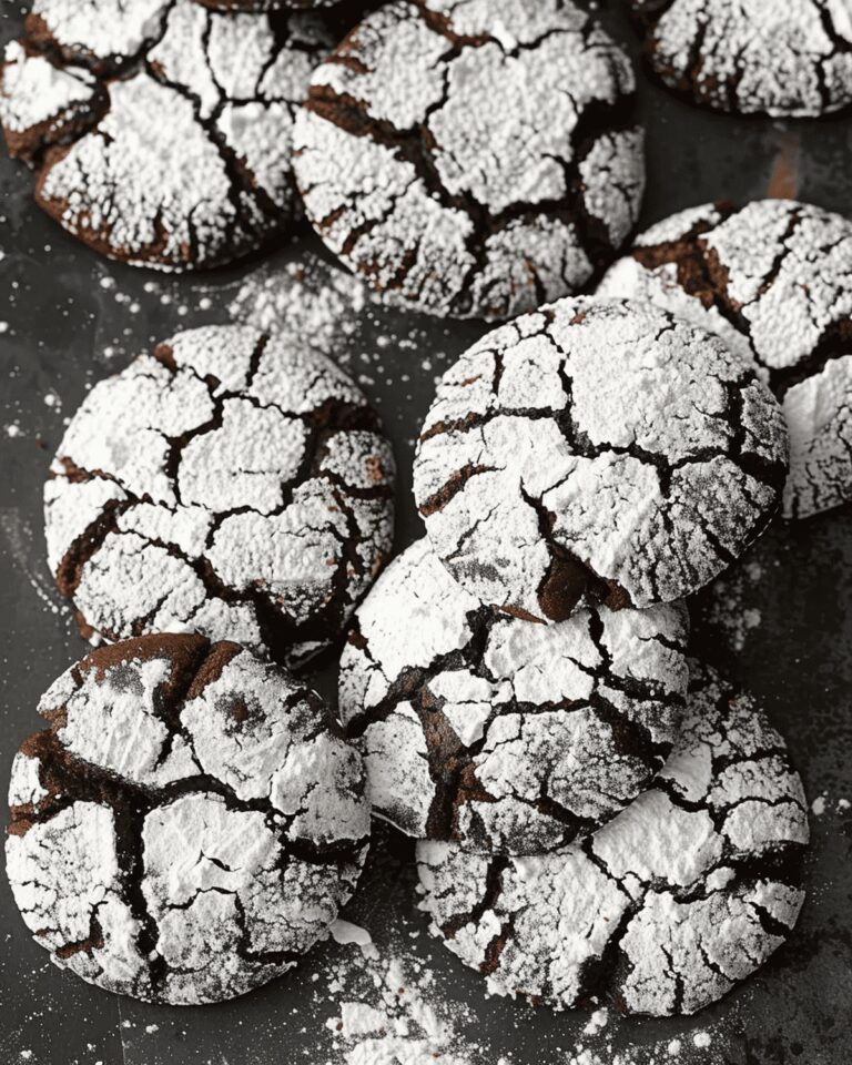 Vegan Chocolate Crinkle Cookies Recipe