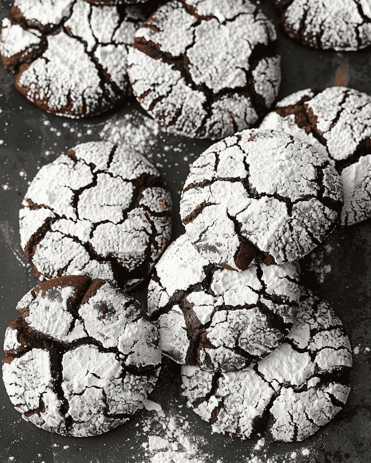 Vegan Chocolate Crinkle Cookies Recipe