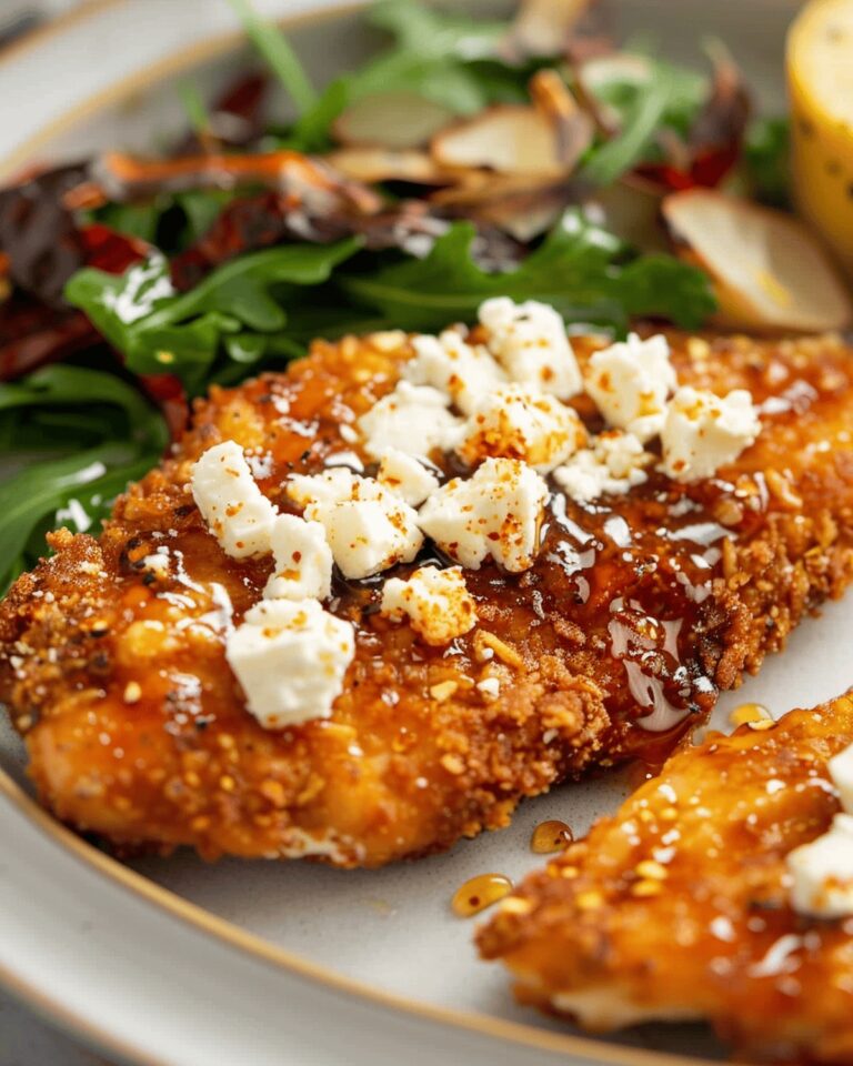 Golden Hot Honey Feta Chicken Recipe