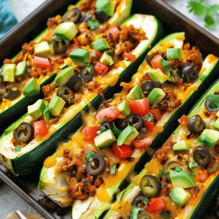 Zucchini Taco Boats Recipe