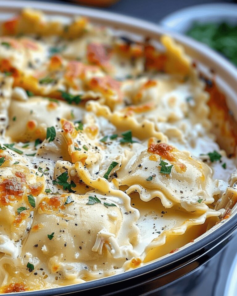 Chicken Alfredo Ravioli Lasagna Recipe