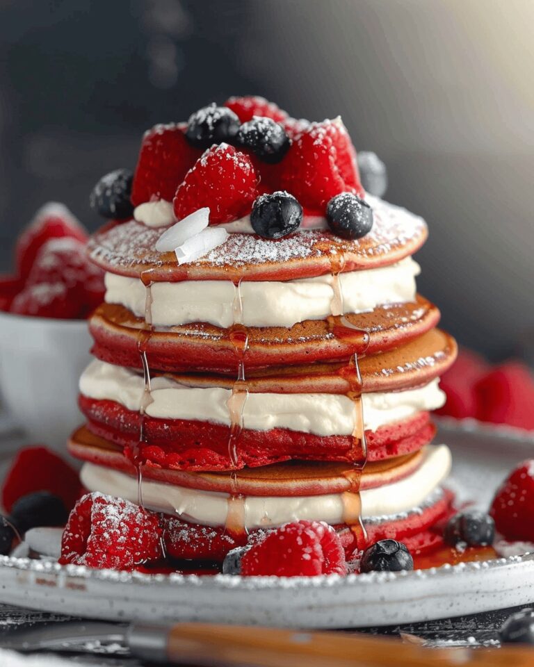 Red Velvet Pancakes Recipe