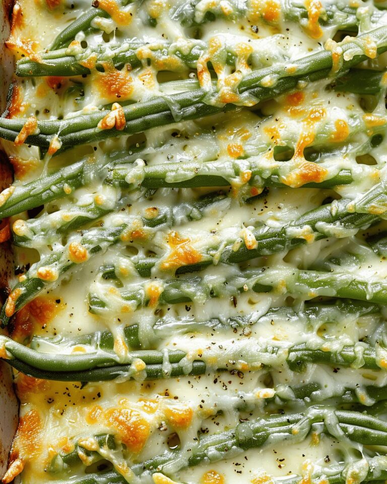 Cheesy Green Beans Recipe