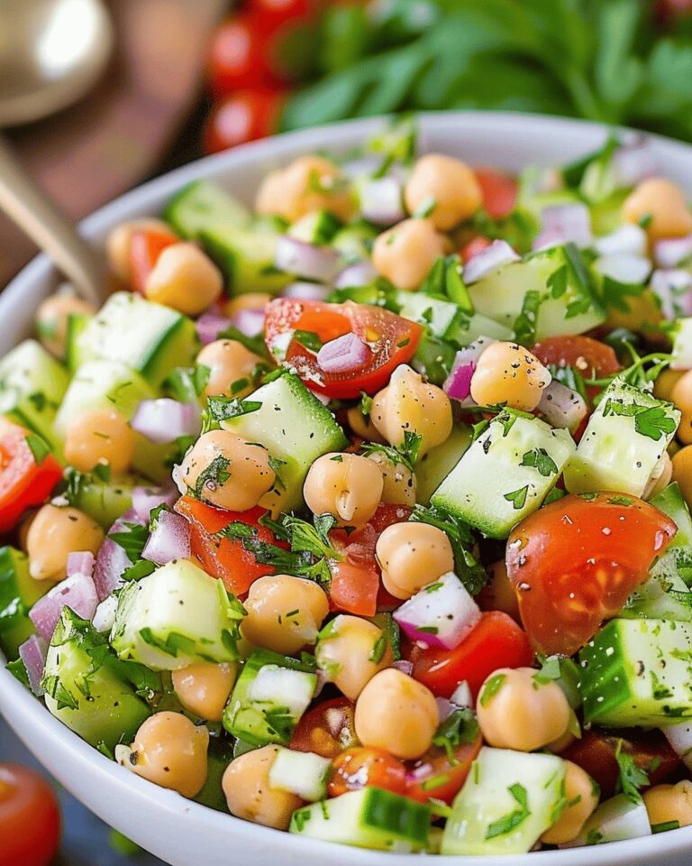 Mediterranean Chickpea Salad Recipe