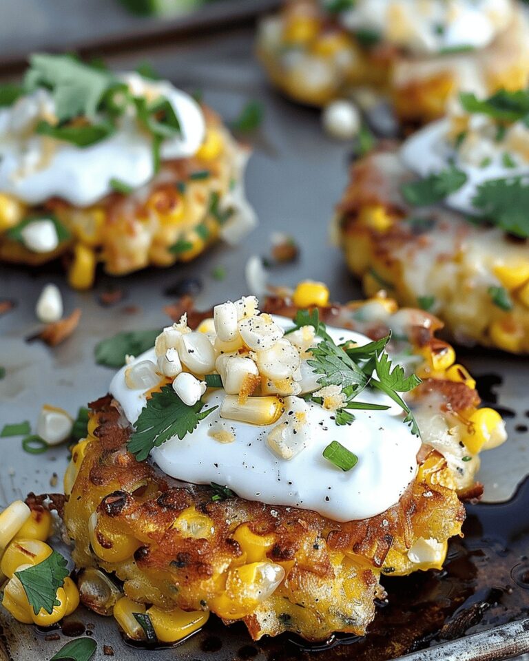 Crispy Mexican Street Corn Fritters Recipe