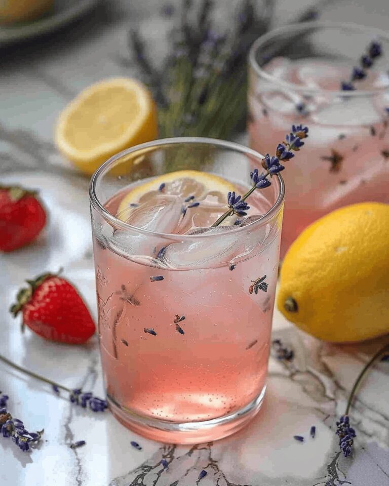 Vibrant Pink Lavender Lemonade Recipe