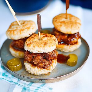 Golden Honey Chicken Biscuits Recipe