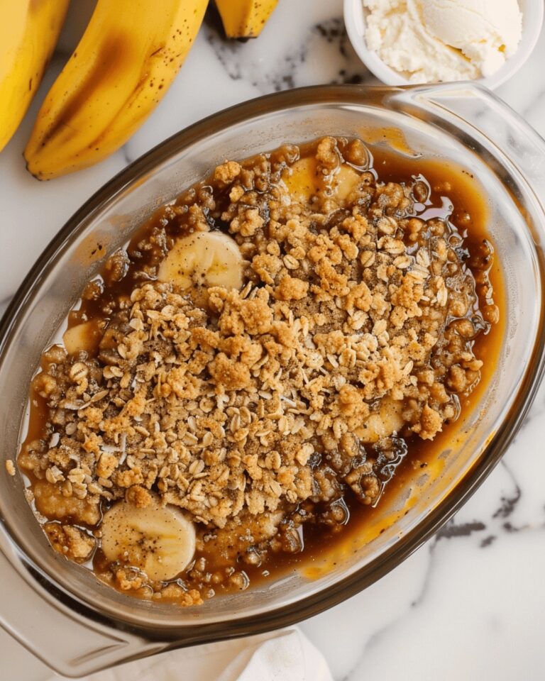 Caramelized Bananas Foster Crisp Recipe