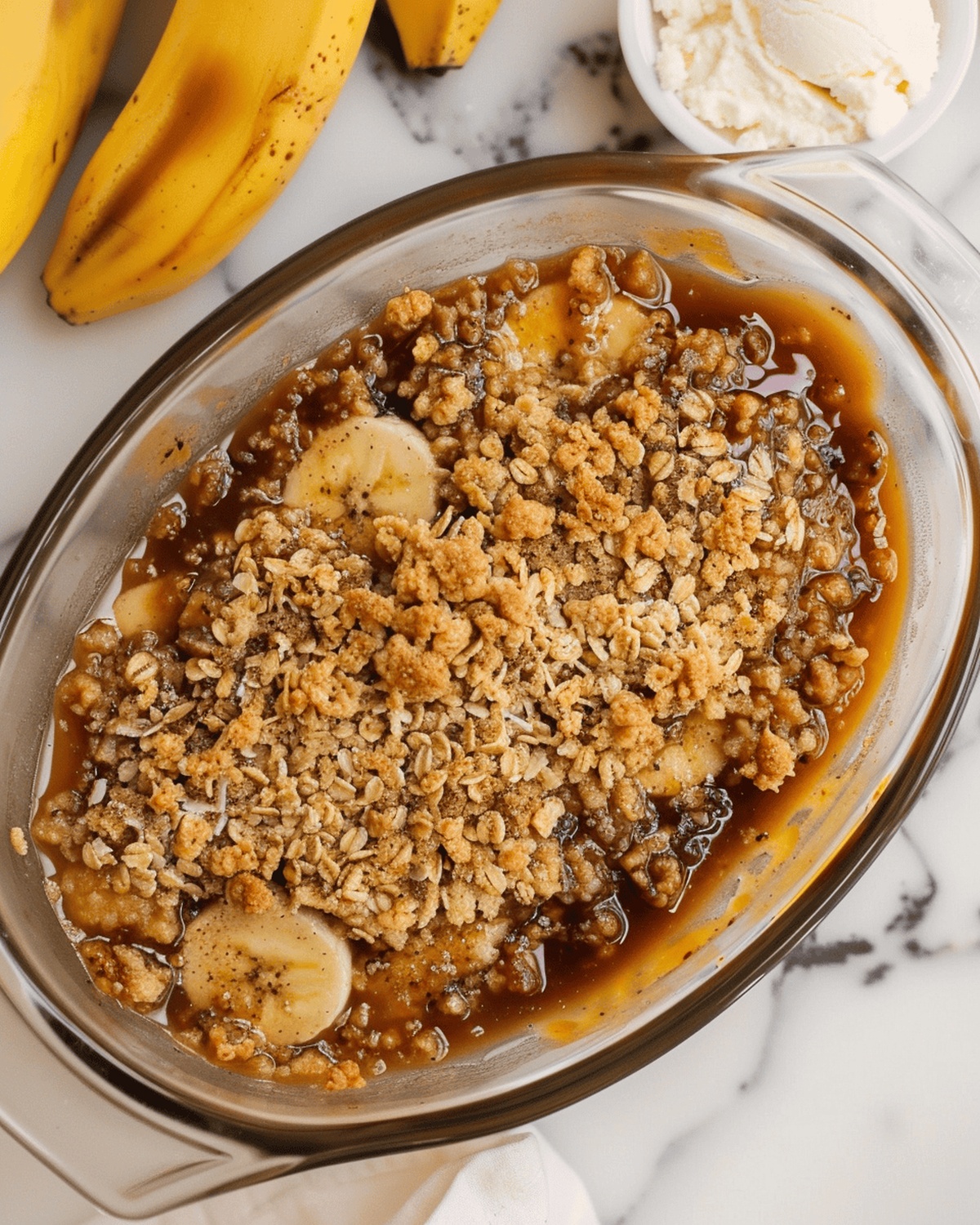 Caramelized Bananas Foster Crisp Recipe