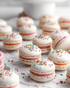 Heavenly Birthday Cake Macarons Recipe