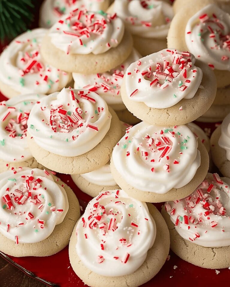 Silky Peppermint Meltaway Cookies Recipe