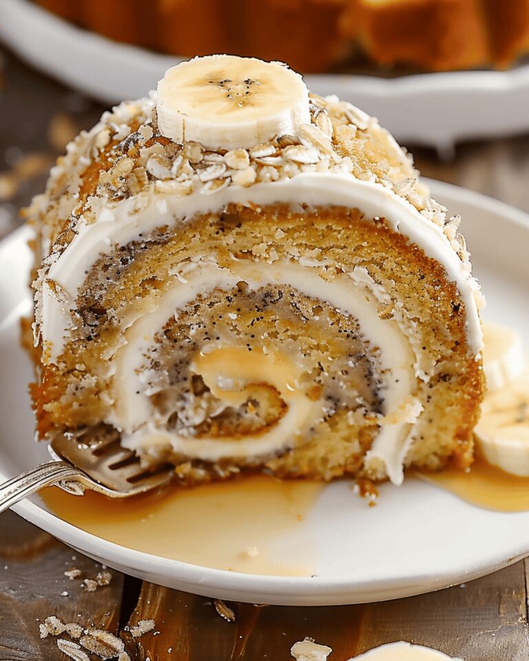 Sweet banana Cake Roll Recipe