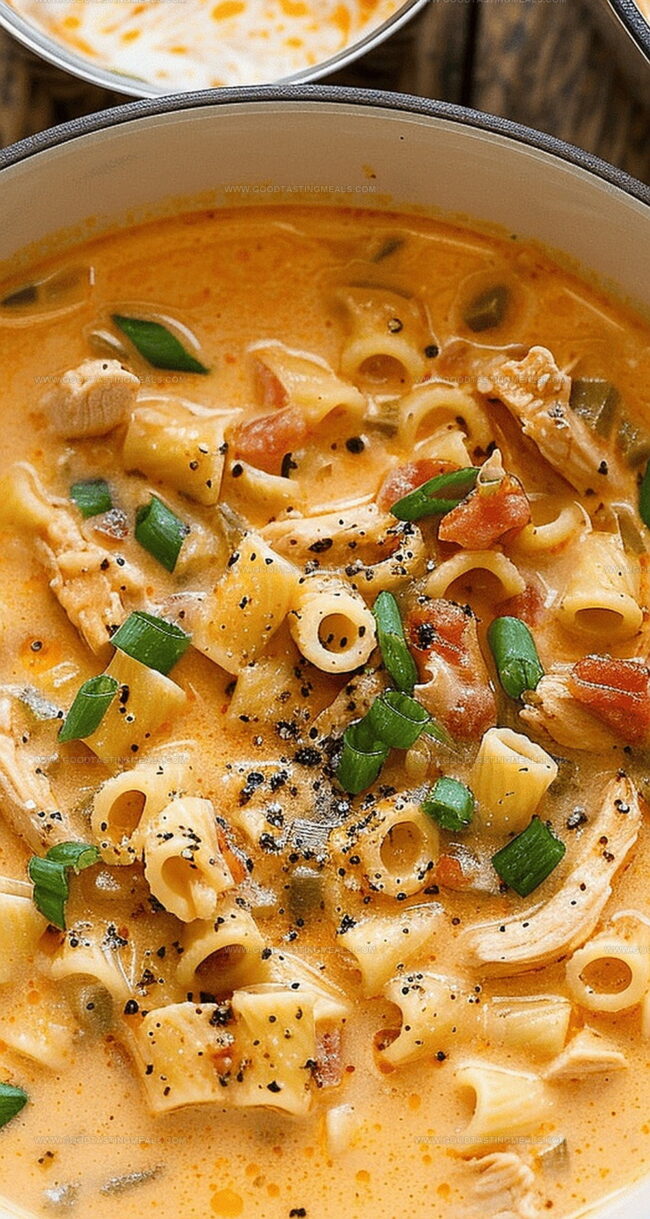 Creamy Cajun Chicken Pasta Soup Delivers Big Flavor