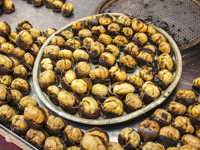 Texture of Roasted Chestnuts